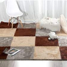 tpe and tufted plush carpet tiles