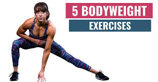 5 bodyweight exercises for a full body