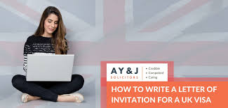 invitation letter for uk visa