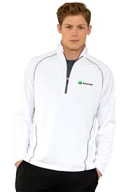 Activewear Quarter Zip Mens Performance Pullover Vansport