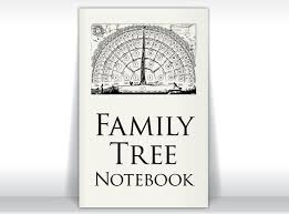 Family Tree Notebook Print Edition Get 2 Per Order Hand Write Genealogy Chart Ancestry Gifts For Baby Men Women Grandparents In Laws