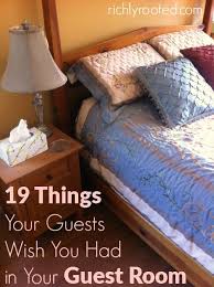 guests wish you had in your guest room