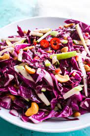 simple cabbage salad with poppyseed