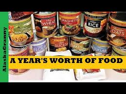 food storage for one year basic foods