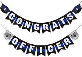 Not all heroes wear capes sign at a police party! Congrats Officer Banner Police Academy Graduation Party Decoration Supplies Cops Retirement Photo Prop 2020 Gift Ideas Blue Line Garland Buy Online At Best Price In Uae Amazon Ae