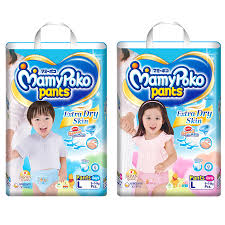 Mamypoko Pants Extra Dry Skin L Xxxl Size Mamypoko Malaysia