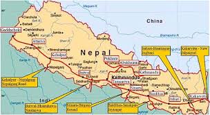 Image result for nepal india china railway images and map