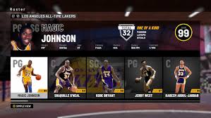 Visit espn to view the los angeles lakers team roster for the current season. Nba 2k19 All Time Los Angeles Lakers Player Ratings And Roster