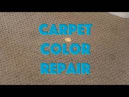 carpet color repair how to spot dye