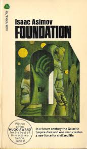 Asimov's 1st book pebble in the sky was published in 1950 and dr asimov passed away in 1992. Foundation By Isaac Asimov Avon 1966 Retro Book Covers