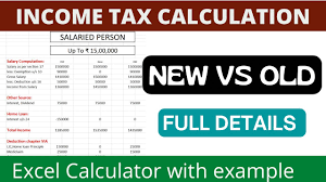 income tax calculation fy 2023 24 ay