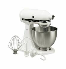 This mixer also features 10 speeds to thoroughly mix, knead and whip ingredients quickly and easily and is available in a variety of colors to perfectly cook in ease and comfort with this durable 12 piece stainless steel cookware set. Kitchenaid Classic Plus Ksm75wh 4 5qt Tilt Head Stand Mixer White For Sale Online Ebay