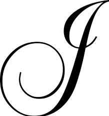 How to make the alphabet letter j in cursive. Letter J Wall Decal Cursive Letters Fancy Letter J Cursive J