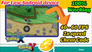 🔥100% working cheat code to Get 40-60Fps or 2x speed for Pokemon X & Y for  Citra.🔥 - YouTube