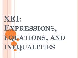Ppt Xei Expressions Equations And