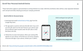 enroll your personal android device