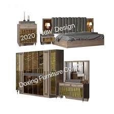 Bed features include raised panels on the headboard and footboard. 2020 Latest Design Arabic Luxury Golden Mirrored Black Bedroom Furniture Set China Bedroom Furniture Set Made In China Com