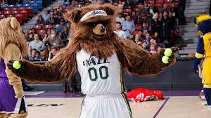 Jazz bear leads a group of team employees that participated in sunday's pride festival at the capitol (isaac hale | special to the tribune) the utah jazz bear leads the crowd away from the utah. Jazz Mascot Nets Bat On Court Before Game Vs Timberwolves Nba Com