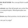Description of Moral Relativism Concept
