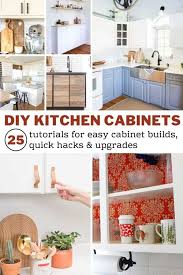 Wood species or the material that covers the cabinet will effect pricing, but not as. Diy Kitchen Cabinets 25 Cheap And Easy Ideas For An Update Joyful Derivatives