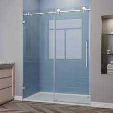 Bathroom 8mm Tempered Glass Stainless