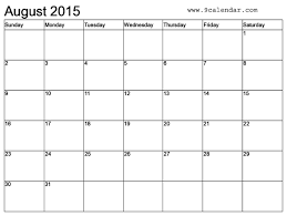 Printable Month Calendar 2015