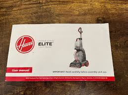 hoover power scrub elite user manual ebay