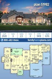 Texas Ranch House Plans With 2920 Sq Ft