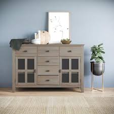 Transitional Sideboard Buffet Credenza