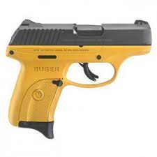 ruger lc9s 9mm contra yellow cerakote