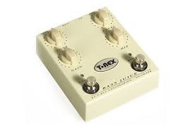 Bass distortion pedal with tube, heavy, and fuzz overdrive engines; T Rex Effects Pedals For Guitar And Bass Players