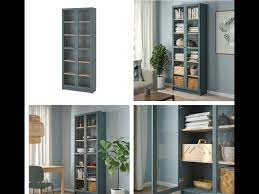 Ikea Billy Bookcase With Glass Doors