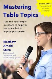 mastering table topics matthew arnold