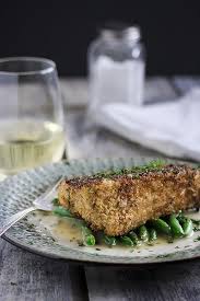 pan fried halibut with panko crust and