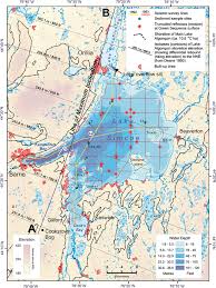 Quaternary Features Beneath Lake Simcoe Ontario Canada