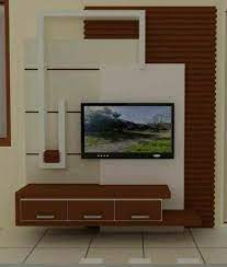 main hall pop design for lcd tv wall unit