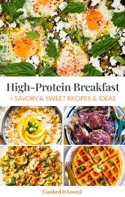 high protein breakfast ideas recipes