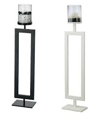 floor standing candle holders metal