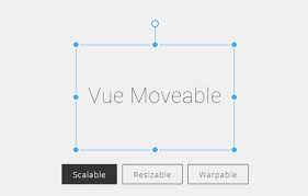 A Vue Component That Create Moveable And Resizable