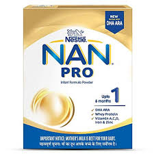 Nestle Nan Pro 1 Starter Infant Formula Powder Upto 6 Months Stage 1 400g Bag In Box Pack