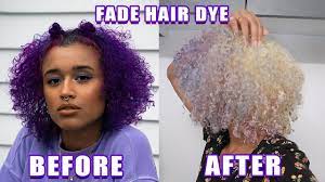 how to fade out hair dye without