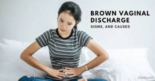 brown inal discharge signs causes