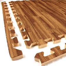 soft wood interlocking foam tiles