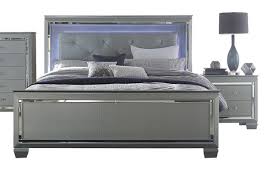 elegance allura silver 2pc bedroom set