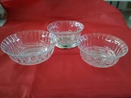 Glass Bowls A Silver Footed Small Bowl