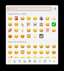 how to use emoji on mac type using
