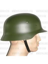 Replica of WW2 German M35 Steel Helmet in Field Green for Sale