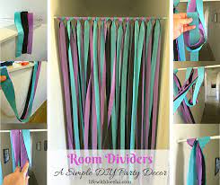 room dividers a simple diy party