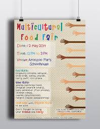 Multicultural Food Fair Flyer Designed A Flyer For A Multi Flickr