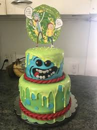 When you order $25.00 of eligible items sold or fulfilled by amazon. My Son Requested A Rick And Morty Cake For His 16th Birthday A Couple Of Firsts With This One First Time Making Marshmallow Fondant And First Time Doing A Royal Icing Drip